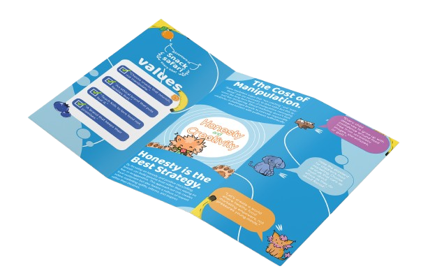 University Assignment - Snack Safari Brochure